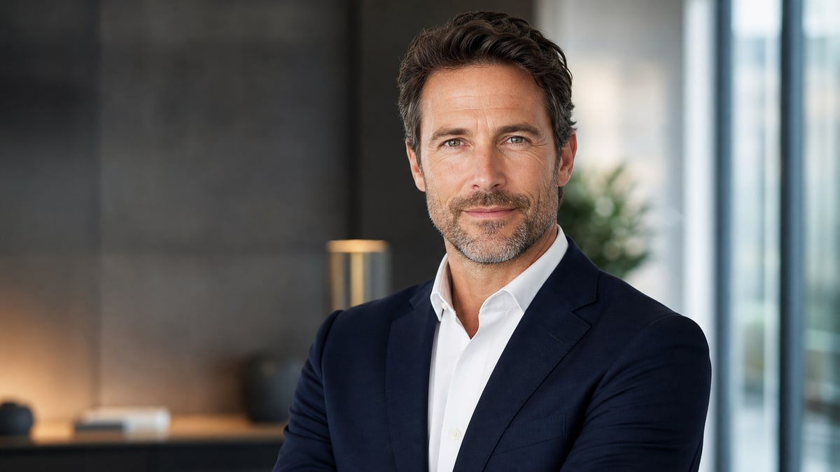 Professional CEO headshot