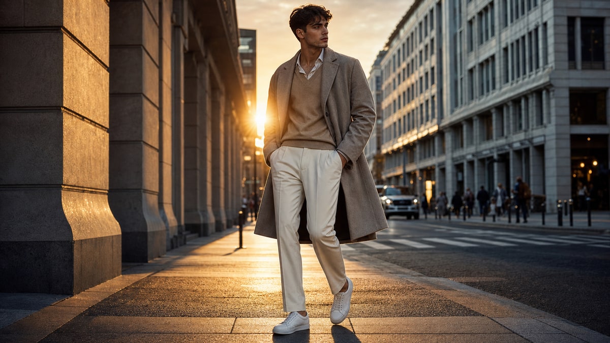 Street fashion model portrait