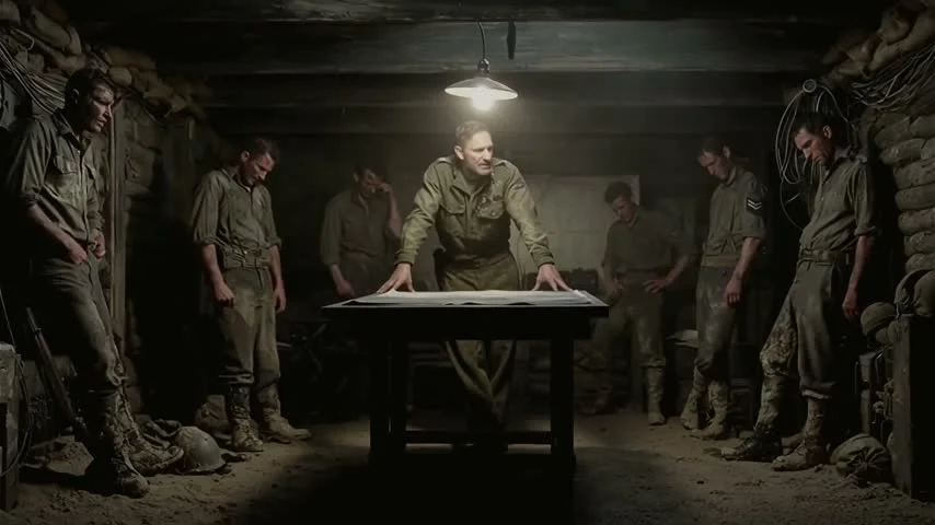 AI-generated War Room Briefing video created with Sora 2