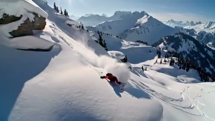 AI-generated Powder Skiing Adventure video created with Luma Dream Machine