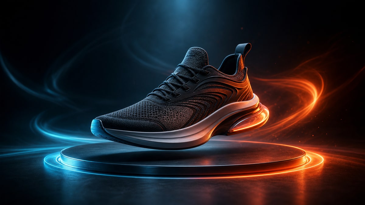 Futuristic sneaker reveal
